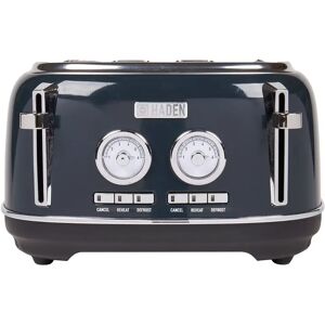 Haden Jersey Steel Blue Toaster 4 Slice - Stainless Steel Retro Toaster Haden Jersey Steel Blue Toaster 4 Slice - Stainless Steel Retro Toaster