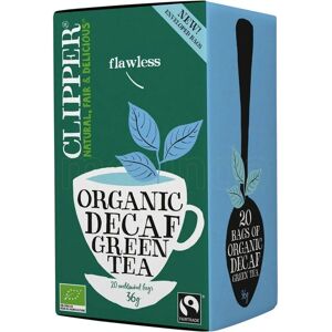 Clipper Koffeinfri Grønn Te - Økologisk, Fairtrade - 20 Poser Clipper Koffeinfri Grønn Te - Økologisk, Fairtrade - 20 Poser