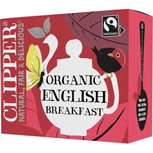 Clipper Organic Fairtrade English Breakfast Black Tea - 80 Bags Clipper Organic Fairtrade English Breakfast Black Tea - 80 Bags