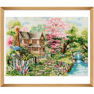 Trimits - Cross Stitch Kit - Extra Large Summer View - Cross Stitch Kit Trimits - Cross Stitch Kit - Extra Large Summer View - Cross Stitch Kit