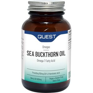 Quest Sea Buckthorn Oil - Omega 7 - 120 Capsules - Vegan Supplement Quest Sea Buckthorn Oil - Omega 7 - 120 Capsules - Vegan Supplement