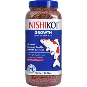 Nishikoi Growth Complete Food for Koi and Pond Fish - Medium Pellets - 1250g Nishikoi Growth Complete Food for Koi and Pond Fish - Medium Pellets - 1250g