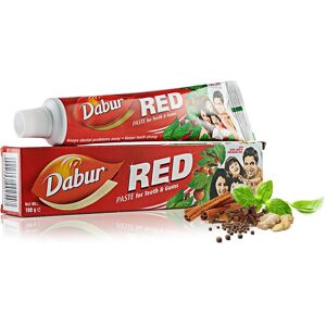 Dentifrice Rouge Dabur - Ayurveda, Contrôle du tartre, Végétarien - Publicité Dentifrice Rouge Dabur - Ayurveda, Contrôle du tartre, Végétarien - Publicité