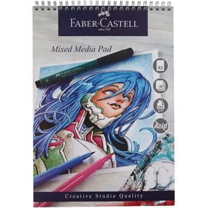 Faber Castell A3 Mixed Media Pad - Art Paper 250 GSM Faber Castell A3 Mixed Media Pad - Art Paper 250 GSM