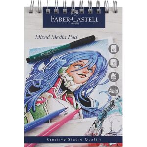 Faber-Castell Creative Studio Mixed Media Pad - A5 - 250 GSM Faber-Castell Creative Studio Mixed Media Pad - A5 - 250 GSM