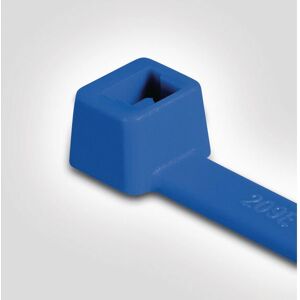 Brida HellermannTyton T50R PA66 Bleue 200mm - 100 pcs - Publicité Brida HellermannTyton T50R PA66 Bleue 200mm - 100 pcs - Publicité