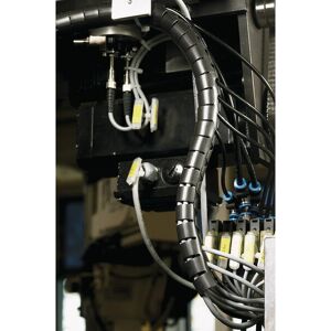 Hellermann Tyton HWPP30 Cable Management Sleeve - Black - Polypropylene - 30mm - Reusable Hellermann Tyton HWPP30 Cable Management Sleeve - Black - Polypropylene - 30mm - Reusable