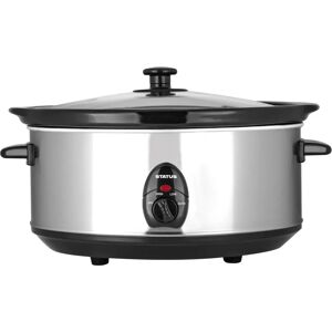 Eazyonlineshop 6.5L Stainless Steel Slow Cooker - 3 Heat Settings Eazyonlineshop 6.5L Stainless Steel Slow Cooker - 3 Heat Settings