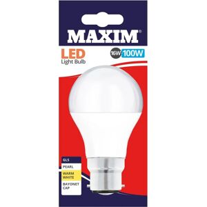 Status Maxim LED GLS Bayonet Cap 16W - LED Bulb Status Maxim LED GLS Bayonet Cap 16W - LED Bulb