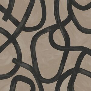 Papier Peint Tourbillon Taupe Holden Decor - Mur d'Accent - Publicité Papier Peint Tourbillon Taupe Holden Decor - Mur d'Accent - Publicité