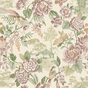 Holden Decor Scenic Bird Trail Wallpaper Green / Cream - Wallpaper Holden Decor Scenic Bird Trail Wallpaper Green / Cream - Wallpaper