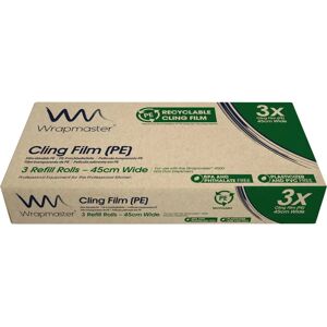 Wrapmaster 4500 Cling Film Refill - 300m x 450mm - Pack of 3 Wrapmaster 4500 Cling Film Refill - 300m x 450mm - Pack of 3