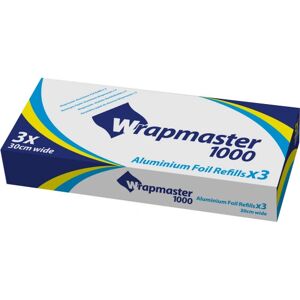 Wrapmaster 34C27 Film Aluminium - 30m x 30cm - Lot de 3 - Publicité Wrapmaster 34C27 Film Aluminium - 30m x 30cm - Lot de 3 - Publicité