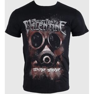 Svart Bullet For My Valentine Temper Temper Gas Mask T-shirt Svart Bullet For My Valentine Temper Temper Gas Mask T-shirt