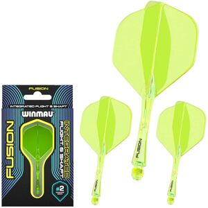 Winmau - Fusion - Fluoro Yellow - Dart Flight System Winmau - Fusion - Fluoro Yellow - Dart Flight System