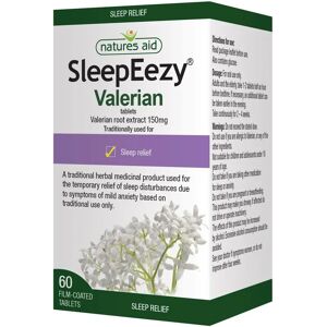 Natures Aid SleepEezy Valerian 150mg Tablets - Sleep Aid Natures Aid SleepEezy Valerian 150mg Tablets - Sleep Aid