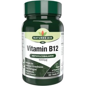 Natures Aid Vitamin B12 1000ug Sublingual Tablets - Vitamin Supplement Natures Aid Vitamin B12 1000ug Sublingual Tablets - Vitamin Supplement