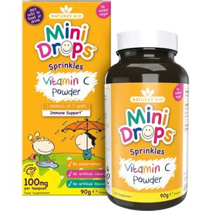 Natures Aid Natures Aid Mini Drops Sprinkles Vitamin C 100mg Powder - Vitamin Supplement for Infants & Children Natures Aid Natures Aid Mini Drops Sprinkles Vitamin C 100mg Powder - Vitamin Supplement for Infants & Children