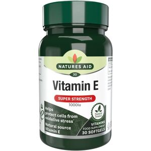 Natures Aid Vitamin E 1000iu Natural Form - Softgels Natures Aid Vitamin E 1000iu Natural Form - Softgels