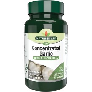 Natures Aid Garlic Concentrated 2000ug Allicin - Dietary Supplement Natures Aid Garlic Concentrated 2000ug Allicin - Dietary Supplement