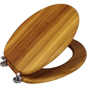 Showerdrape Oxford Antique Pine Toilet Seat - Durable, Adjustable Hinges Showerdrape Oxford Antique Pine Toilet Seat - Durable, Adjustable Hinges