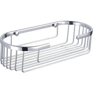 Showerdrape Clasico Wall Mounted Stainless Steel Oval Basket - Bathroom Shower Basket Showerdrape Clasico Wall Mounted Stainless Steel Oval Basket - Bathroom Shower Basket