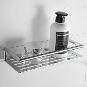 Showerdrape Verso Wall-Mounted Stainless Steel Bottle Basket Showerdrape Verso Wall-Mounted Stainless Steel Bottle Basket