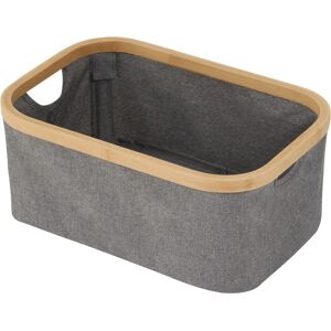 Showerdrape Cotswold Grey & Bamboo Bathroom Storage Basket - Bathroom Storage Showerdrape Cotswold Grey & Bamboo Bathroom Storage Basket - Bathroom Storage