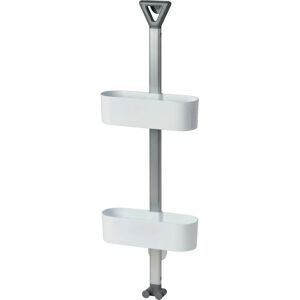 Elements White 2-Tier Basket Shower Caddy - Shower Type Accessory Elements White 2-Tier Basket Shower Caddy - Shower Type Accessory