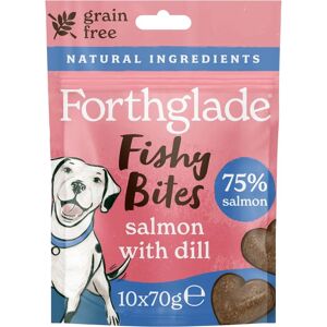 Forthglade Salmon with Dill Dog Treats - 75% Salmon - 4 x 70g - Dog Treats Forthglade Salmon with Dill Dog Treats - 75% Salmon - 4 x 70g - Dog Treats
