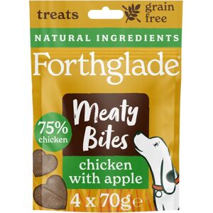 Forthglade Chicken with Apple Meaty Bites Dog Treats - 70g Forthglade Chicken with Apple Meaty Bites Dog Treats - 70g