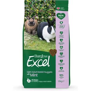 Burgess Burgess Excel Light Rabbit Nuggets with Mint - Rabbit Food Burgess Burgess Excel Light Rabbit Nuggets with Mint - Rabbit Food