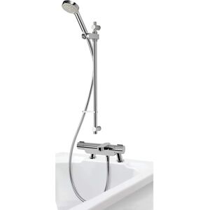 Aqualisa Midas 220 Chrome Bath Shower Mixer - Adjustable Head Aqualisa Midas 220 Chrome Bath Shower Mixer - Adjustable Head