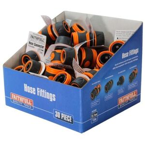 Faithfull YM5809E Hose Connector - Plastic, 12.7mm, Quick-Release - Hose Connector Faithfull YM5809E Hose Connector - Plastic, 12.7mm, Quick-Release - Hose Connector