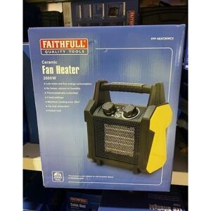 Faithfull Power Plus FPPHEAT2KWC2 Ceramic Fan Heater - 2kW - Ceramics Faithfull Power Plus FPPHEAT2KWC2 Ceramic Fan Heater - 2kW - Ceramics