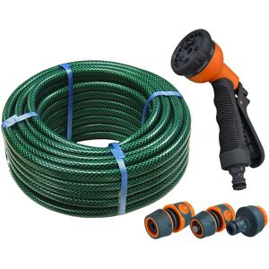 Manguera de jardín PVC Faithfull FAIHOSE20AV - 20m, accesorios y pistola de pulverización Manguera de jardín PVC Faithfull FAIHOSE20AV - 20m, accesorios y pistola de pulverización