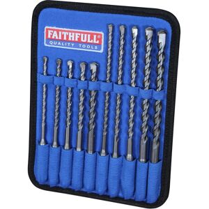 Faithfull Faithfull SDS Plus Drill Bit Set - 10 Piece Faithfull Faithfull SDS Plus Drill Bit Set - 10 Piece