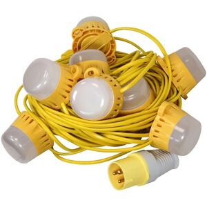 Faithfull Power Plus HI-22LED-B Festoon Lights - 10 LED 22m Faithfull Power Plus HI-22LED-B Festoon Lights - 10 LED 22m