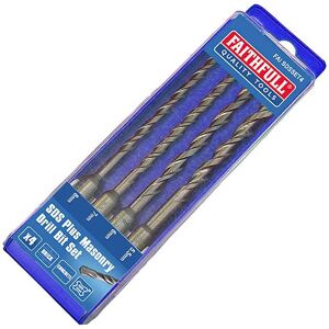 Faithfull FAISDSSET4 SDS Plus Drill Bit Set - 4 Piece, 5.5-8mm Faithfull FAISDSSET4 SDS Plus Drill Bit Set - 4 Piece, 5.5-8mm