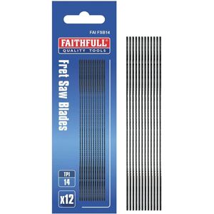 Faithfull Faithfull Fret Saw Blades 130mm - Fret Saw Blades Faithfull Faithfull Fret Saw Blades 130mm - Fret Saw Blades
