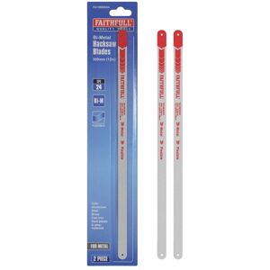 Faithfull FAIHSB30024 Hacksaw Blades - 300mm, 24 TPI Faithfull FAIHSB30024 Hacksaw Blades - 300mm, 24 TPI