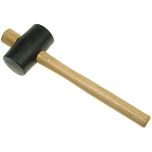 Faithfull Model Rubber Mallet - Black - 24oz - All-purpose Tool Faithfull Model Rubber Mallet - Black - 24oz - All-purpose Tool