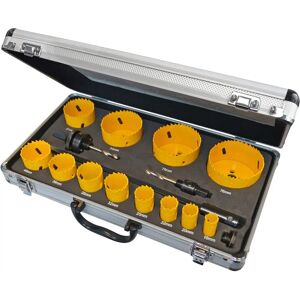 Faithfull Universal Varipitch Holesaw Kit - 16 Piece Faithfull Universal Varipitch Holesaw Kit - 16 Piece