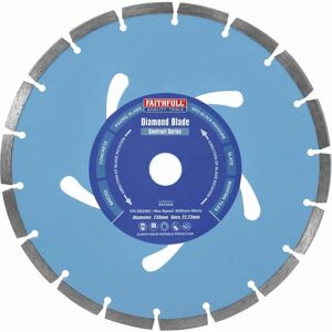 Faithfull Faithfull Diamond Blade - 230mm, Sintered Segments, EN 13236 Faithfull Faithfull Diamond Blade - 230mm, Sintered Segments, EN 13236