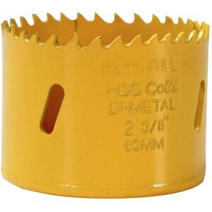 Faithfull FAIHSVP60 Bi-Metal Cobalt Holesaw - 60mm Faithfull FAIHSVP60 Bi-Metal Cobalt Holesaw - 60mm