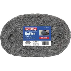 Faithfull FAIASW12C Steel Wool Coarse - Steel Wool Faithfull FAIASW12C Steel Wool Coarse - Steel Wool