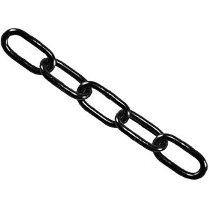 Faithfull Black Japanned Chain - 4mm x 30m - Max Load 120kg Faithfull Black Japanned Chain - 4mm x 30m - Max Load 120kg