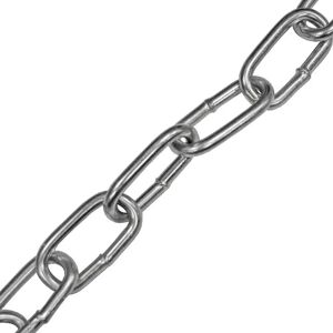 Faithfull Faithfull FAICHCUT50Z Zinc Chain - 5.0mm x 2.5m - Max Load 160kg Faithfull Faithfull FAICHCUT50Z Zinc Chain - 5.0mm x 2.5m - Max Load 160kg