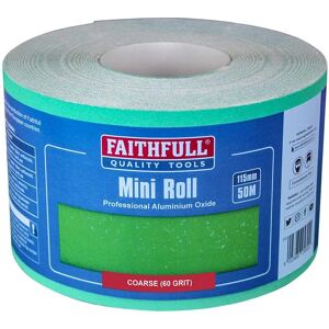 Faithfull Faithfull FAIAR11560G Aluminium Oxide Sanding Paper Roll Green 115mm - Sanding Paper Faithfull Faithfull FAIAR11560G Aluminium Oxide Sanding Paper Roll Green 115mm - Sanding Paper