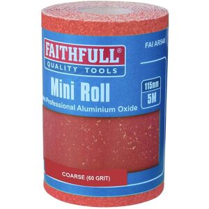 Faithfull FAIAR560R Aluminium Oxide Sanding Paper Roll Red Heavy-Duty - Sanding Paper Faithfull FAIAR560R Aluminium Oxide Sanding Paper Roll Red Heavy-Duty - Sanding Paper